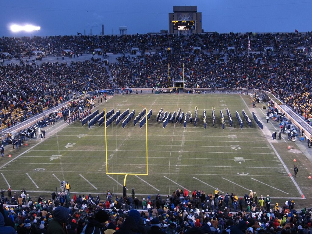 Monday Night Football: Preview, Context and What Is at Stake Packed football stadium under floodlights at dusk during a game